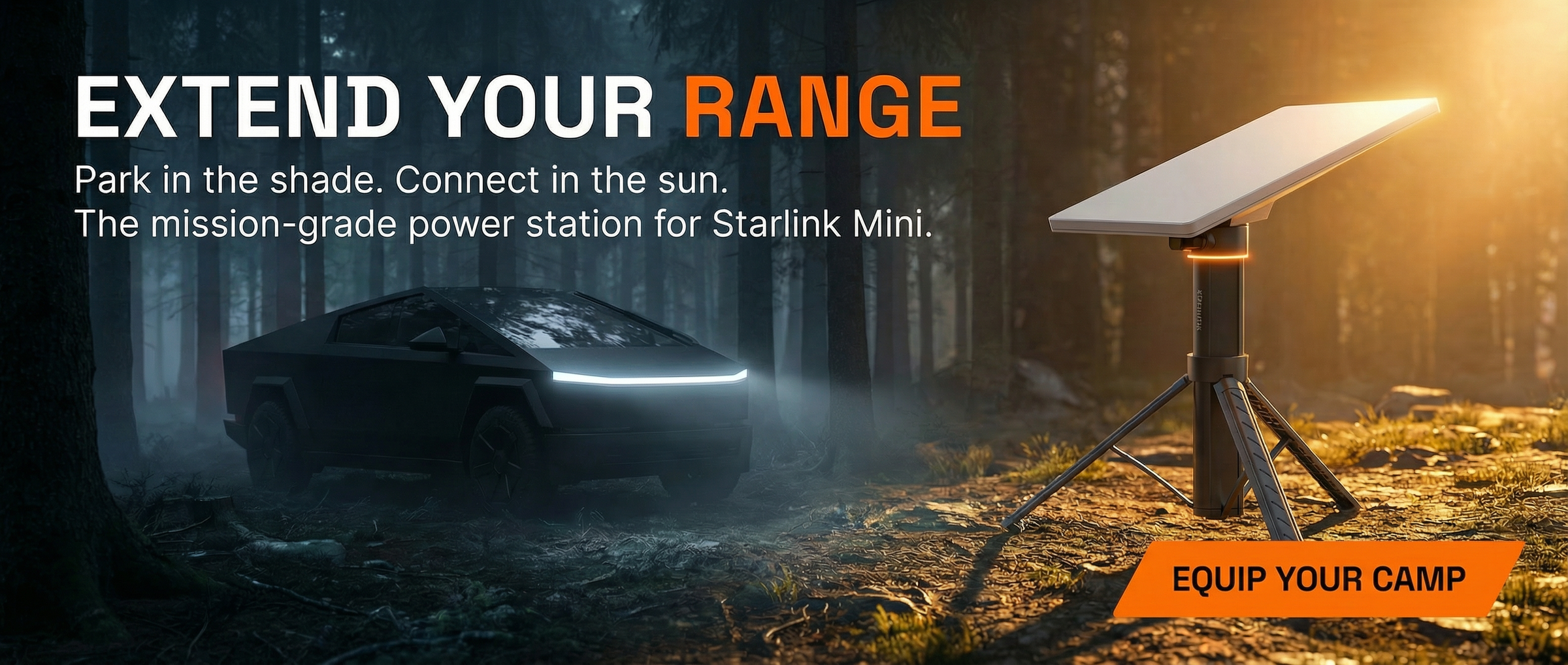 Portable power station for Starlink Mini