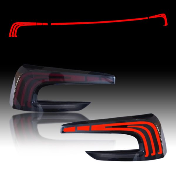 Starlink Full-Width LED Taillight Assembly with Light-Bar Design for Tesla Model 3 Highland