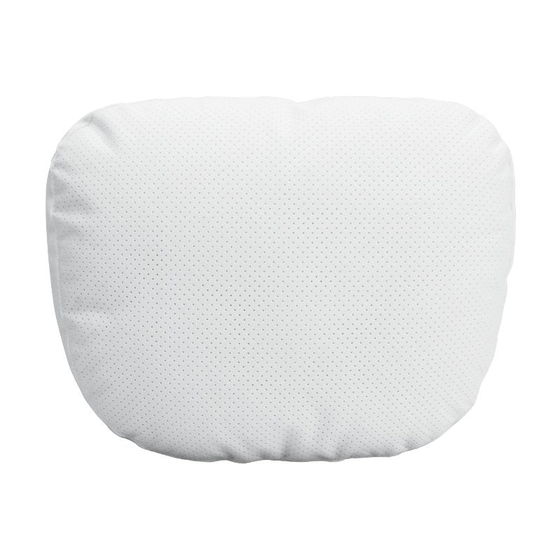 White Cushion Shape Example - TESVX Headrest and Lumbar Cushion Set