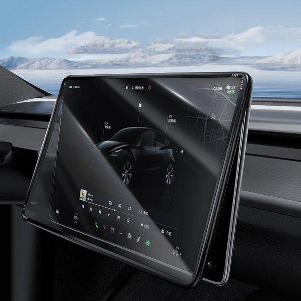 15.4 / 15.6 / 16-Inch One-Piece Screen & Bezel Protector for Tesla Model 3 / Model Y