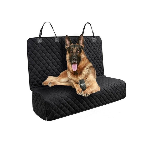 Dog Seat Cover with Double Zipper & Headrest Buckles for Tesla Model 3 / Y / S / X / Cybertruck