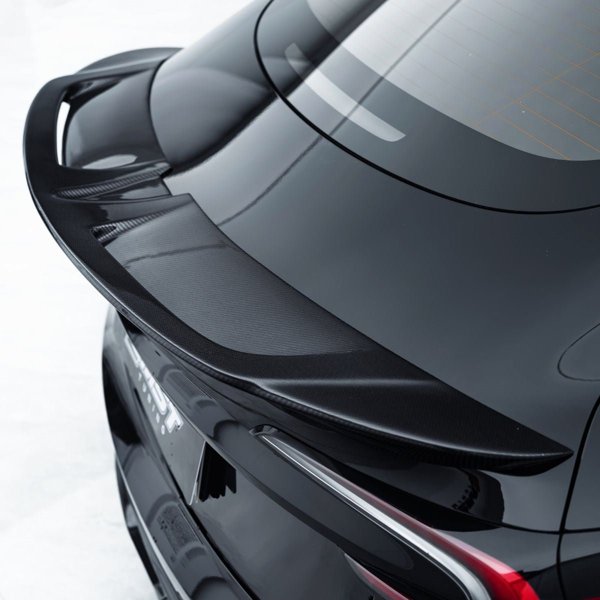 Track-Style Pre-Preg Carbon Fiber Rear Spoiler Wing with 3 Finishes for Tesla Model 3 Highland