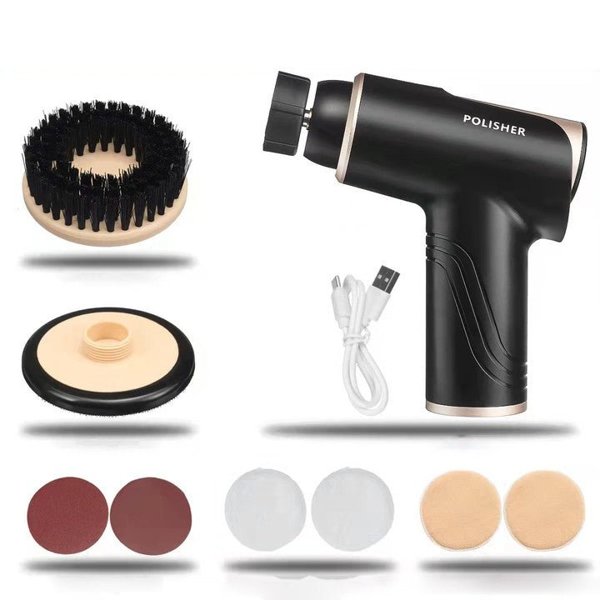 Dual-Action Polisher Kit with Variable Speed & Side Handles for Car Detailing