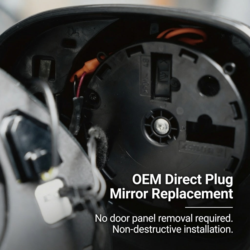 Plug-In Mirror Connections - TESVX Blind Spot Detection Mirror