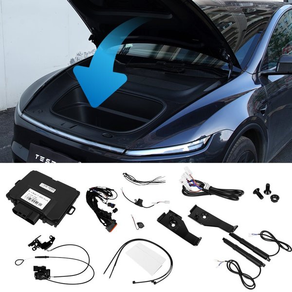 Electric Frunk Opener Kit with App Control & Anti-Pinch Safety for Tesla Model Y Juniper / Model YL