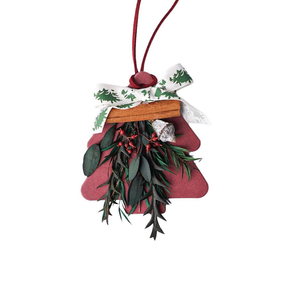 Red Oriental Wood - TESVX Hanging Car Air Freshener