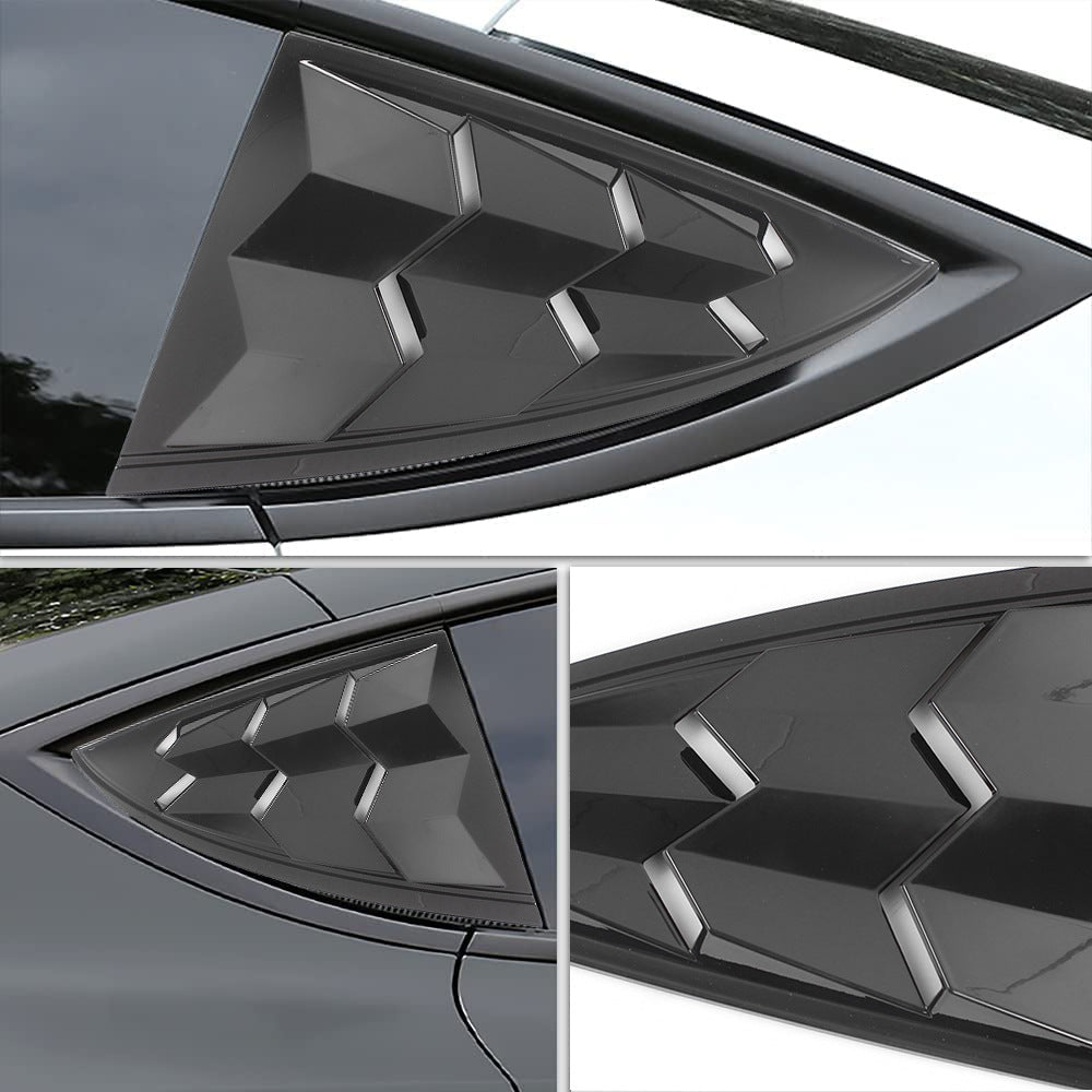 Rear Side Window Styling - TESVX Rear Side Window Louvers Trim