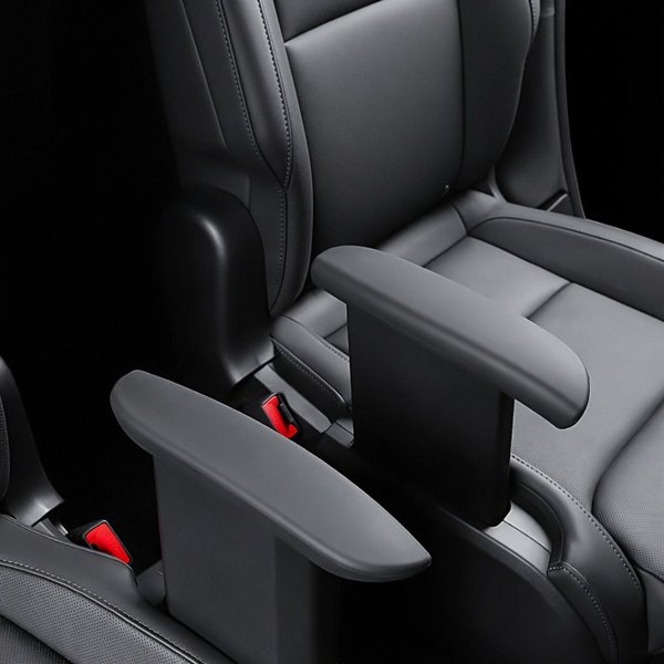 2-Piece Silicone Rear Door Armrest Covers with No-Adhesive Fit for Tesla Model YL
