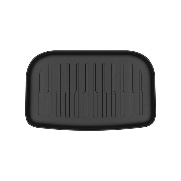 TPE Rear Trunk Storage Bin Mat with Raised Edges & Honeycomb Texture for Tesla Model Y Juniper