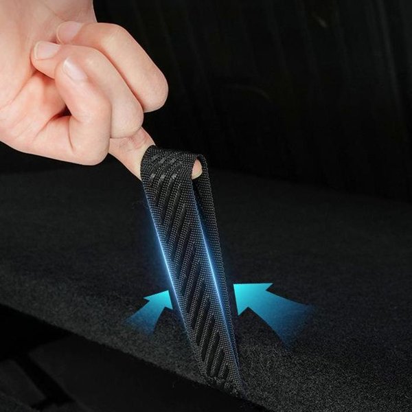 116 cm Fiber Trunk Pull Cord with Clip-On Install for Tesla Model Y / Model Y Juniper