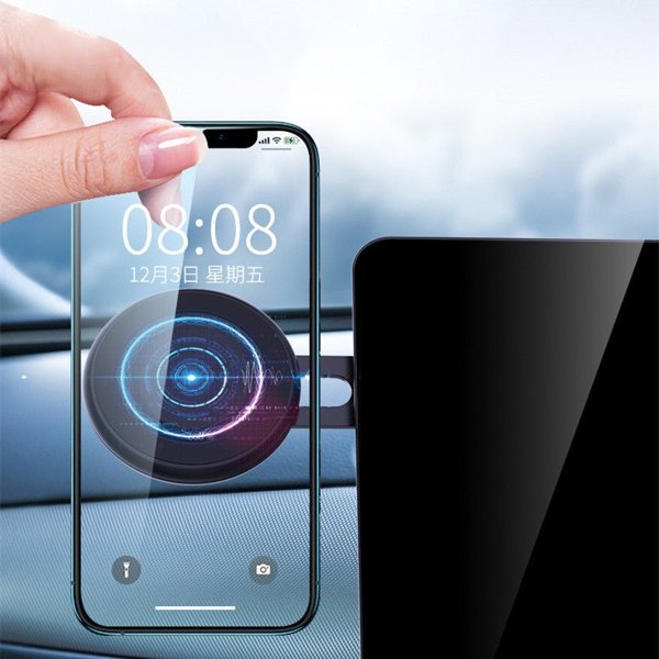 Hidden Magnetic Phone Mount with 360° Swing Arm & 16 Magnets for Tesla Model 3 / Y / S / X