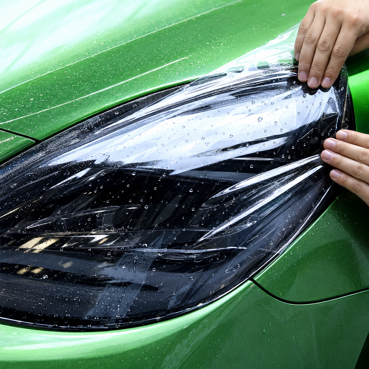 Position with Water - TESVX Headlight Film