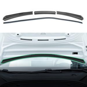 ABS & Rubber Hood Weather Strip for Tesla Model 3 (2017–2023)
