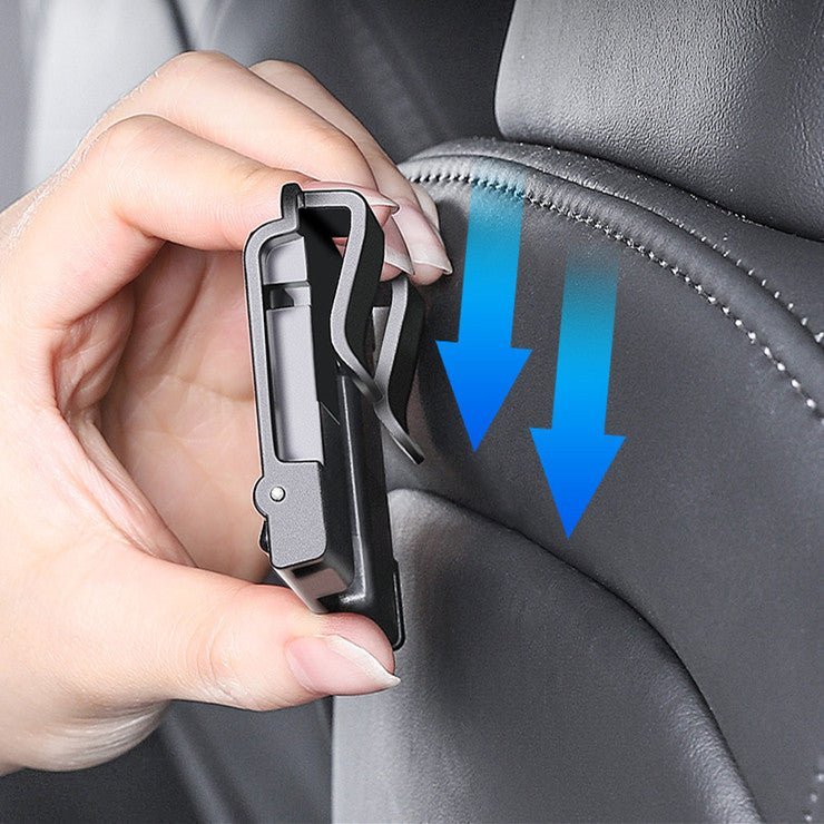 Front-Seat Back-Panel Mount - TESVX Seat Back Grocery Hook