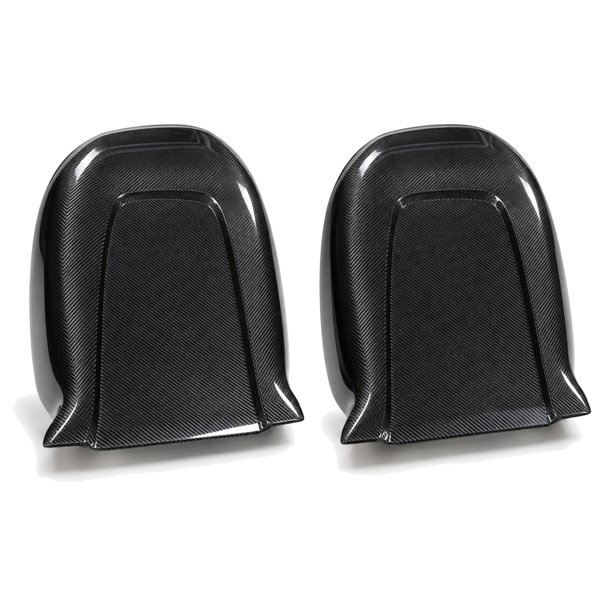 Dry Carbon Fiber Seat Back Replacement Panels with Matte & Glossy Finishes for Tesla Model 3 / Model Y