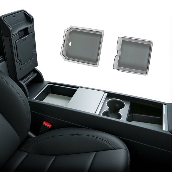 ABS Center Console & Armrest Organizer Trays for Tesla Model 3 Highland / Model Y Juniper / Model YL