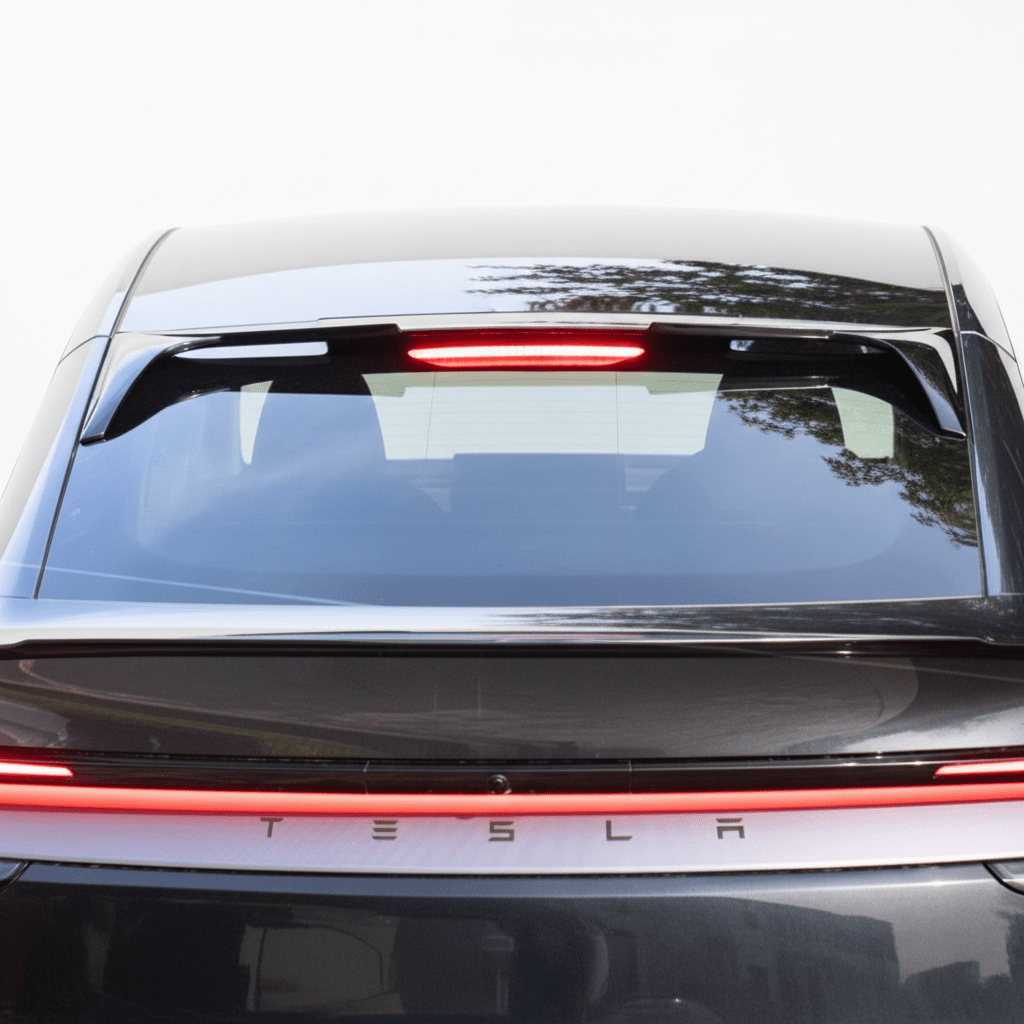 Shaped Upper-Window Wing - TESVX Rear Roof Spoiler