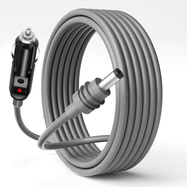 Car Cigarette Lighter to DC Power Cable with 15A Fuse & 3 m / 5 m Lengths for Starlink Mini