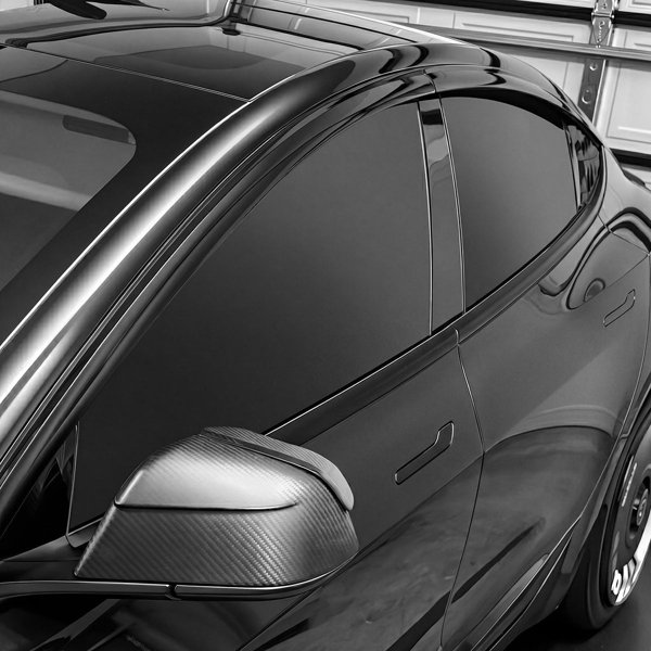 4-Piece Window Visor Rain Guards with Pre-Applied 3M Tape for Tesla Model 3 / Model Y / YL