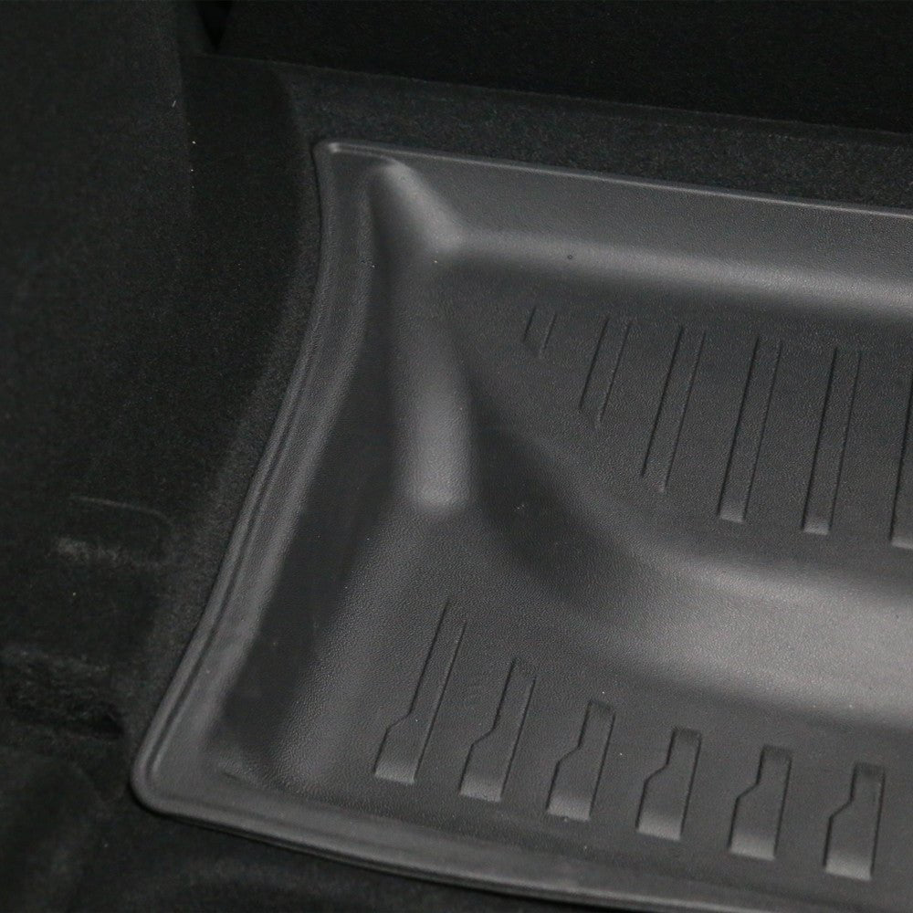 Raised Edge and Molded Ribs - TESVX Upper Trunk Well Mat