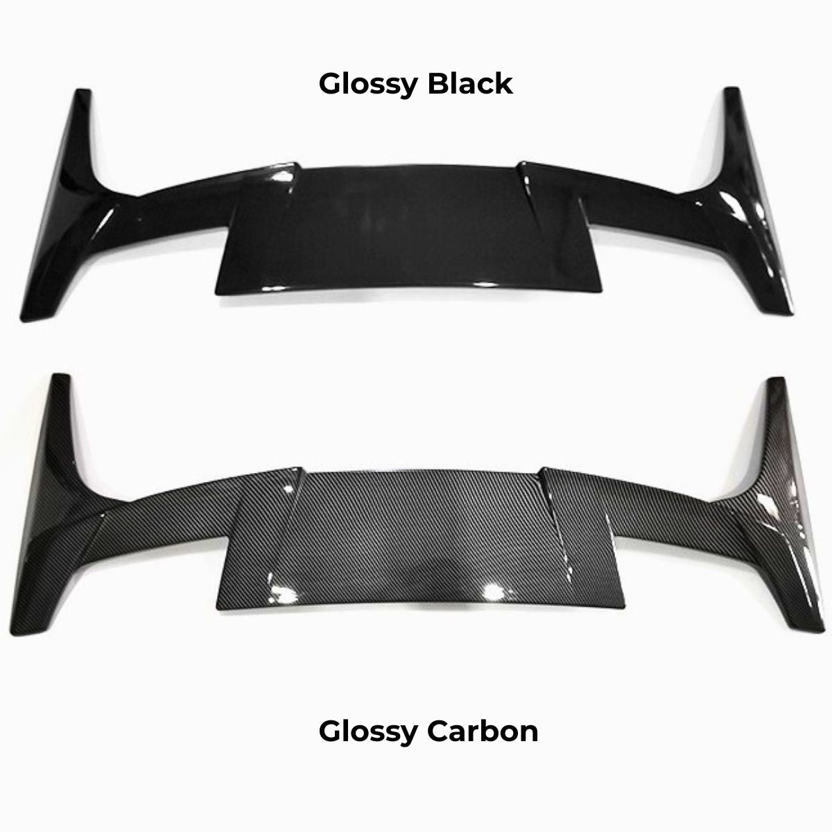 Black or Carbon Look - TESVX Rear Roof Spoiler