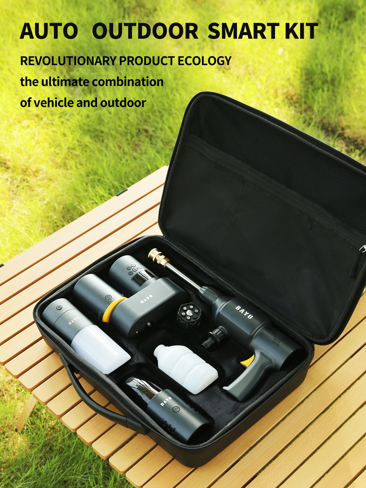 Six Modules in One Kit - TESVX Portable Modular Car Tool Kit