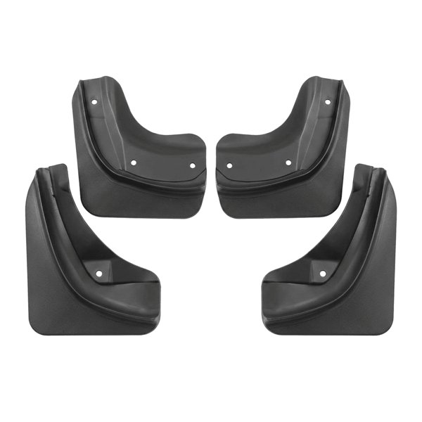 4-Piece TPE & PP Mud Flaps with No-Drill Snap-In Install for Tesla Model 3 Highland
