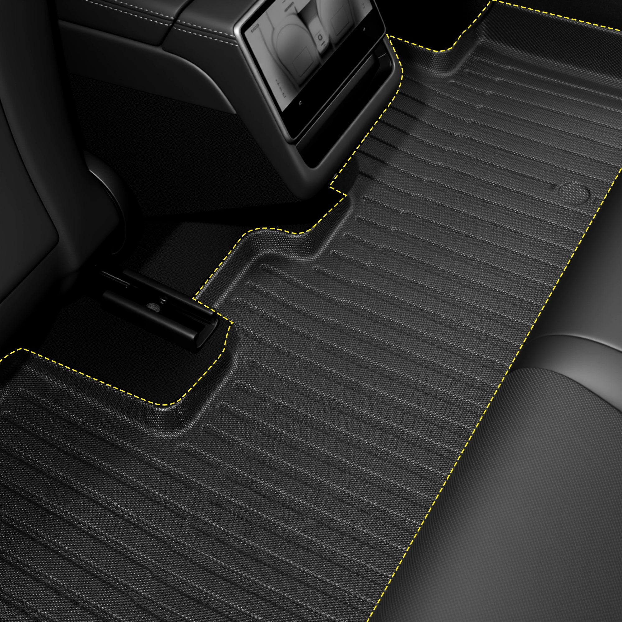 Ribbed Footwell Surface - TESVX Floor Mats