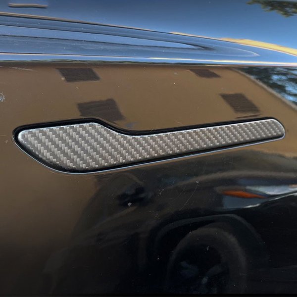 Carbon Fiber Door Handle Protection Covers with 5 Finish Options for Tesla Model 3 / Model Y / Model YL