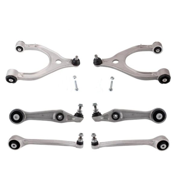 6-Piece Front Control Arm Kit with 2 Camber Bolts for Tesla Model X (2016–2021)