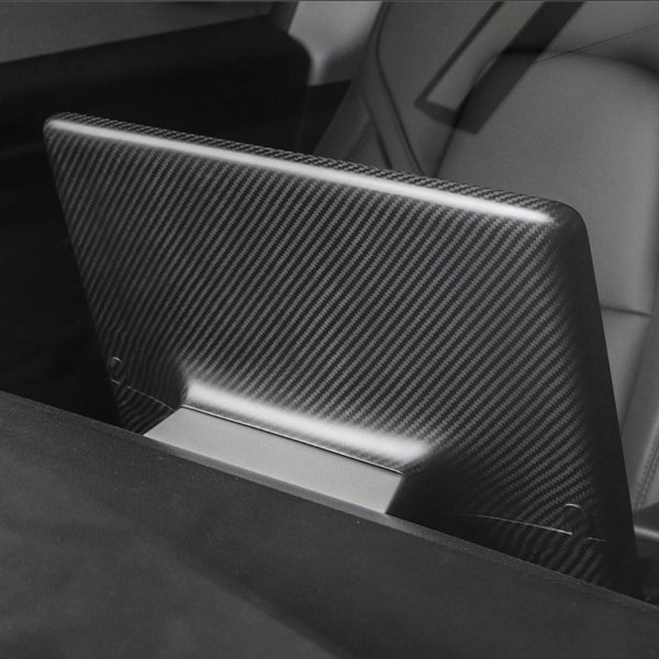 Dry Carbon Fiber Center Display Back Cover with Matte, Glossy & Forged Finishes for Tesla Model 3 / Model Y