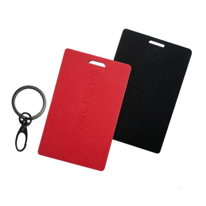 Black and Red Color Choices - TESVX Silicone Key Card Holder