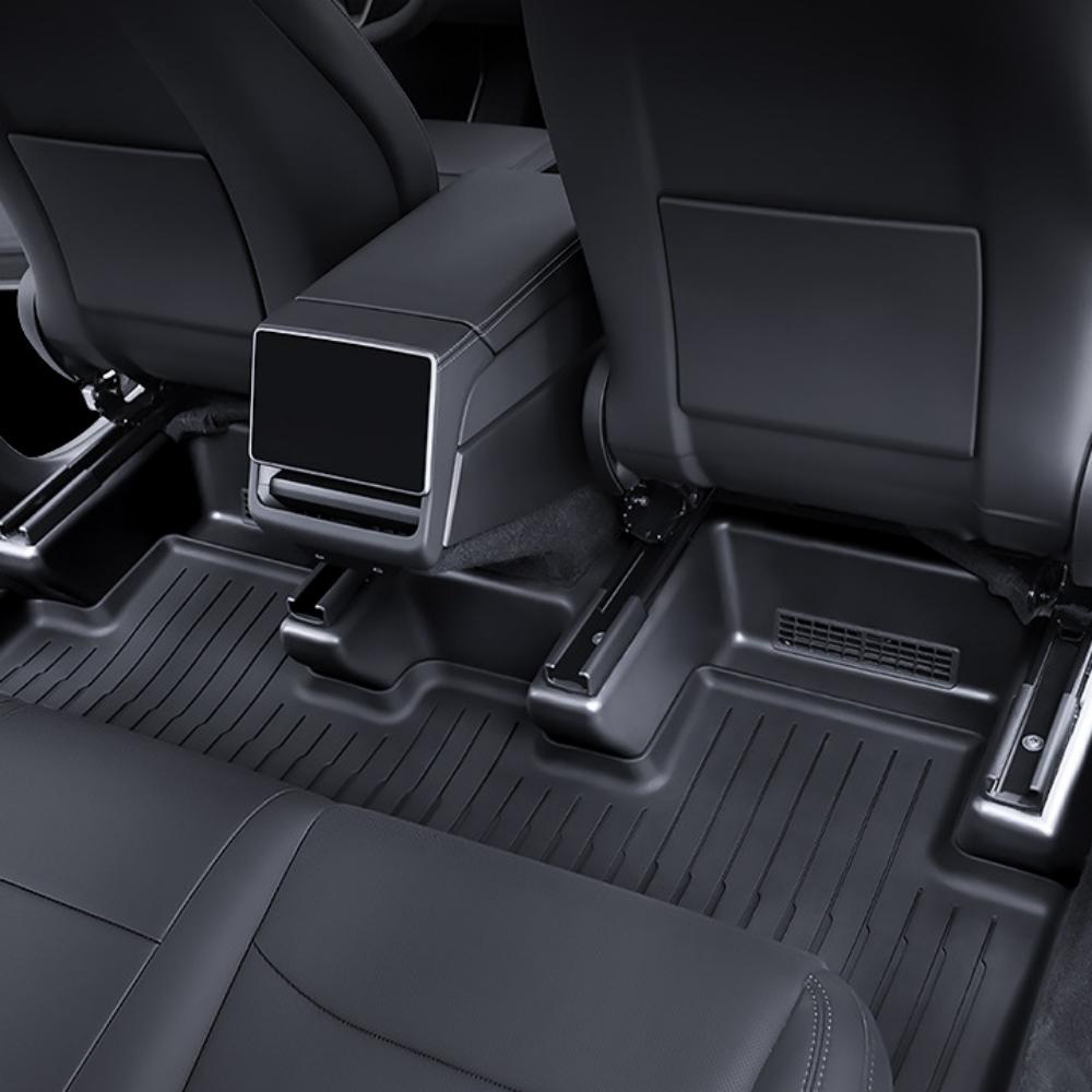 Coverage Around the Seat Bases - TESVX Seat Slide Rail Anti-Kick Guards