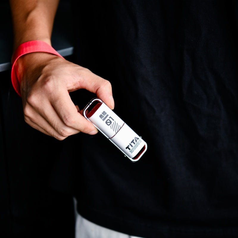 White Handheld Tool - TESVX Window Breaker