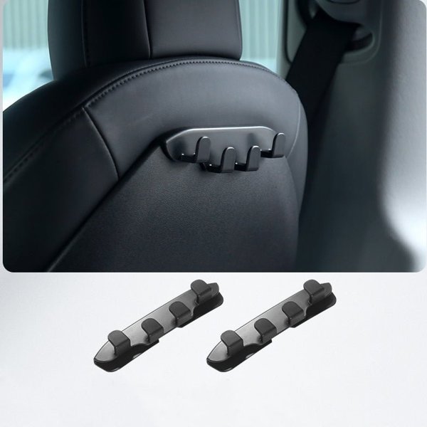 2-Piece Car Headrest Hooks for Tesla Model 3 / Model Y