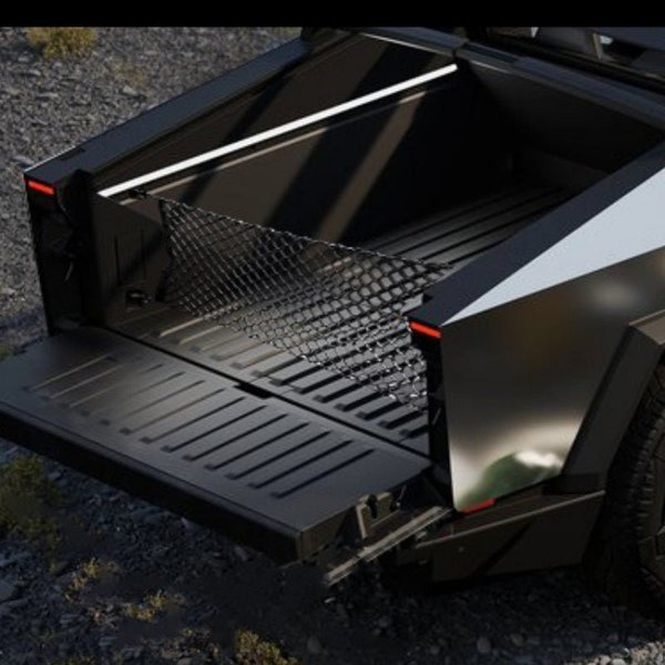 Tear-Resistant Rear Seat Mesh Storage Pocket for Tesla Cybertruck