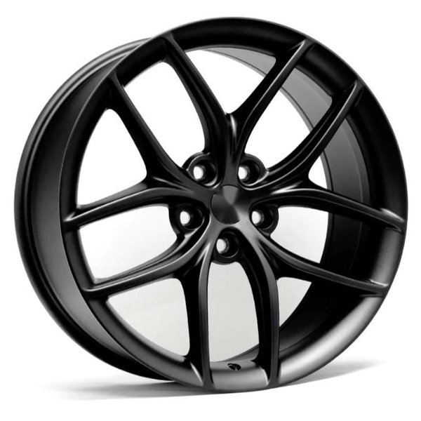Black Aftermarket Wheels with 20-Inch Model Y & 19-Inch Model S Options for Tesla Model Y / Model S
