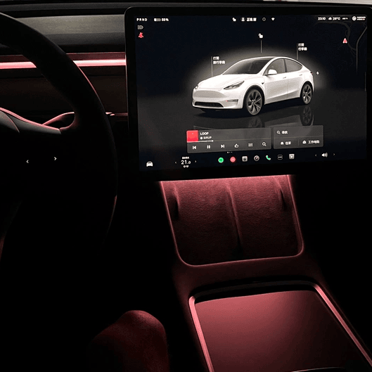Dashboard and Console Examples - TESVX LED Ambient Light Kit