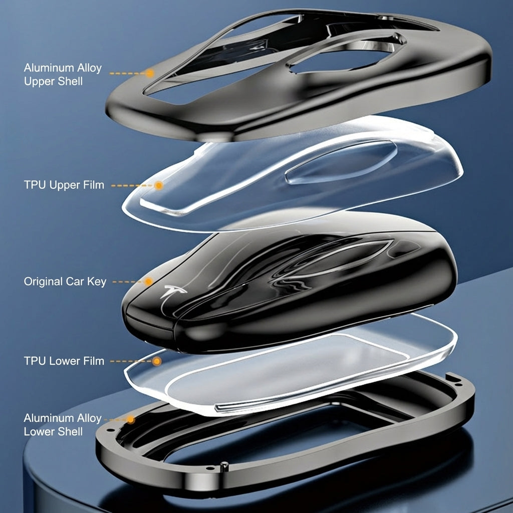Frame and Inner Layers - TESVX Key Fob Case