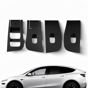 Silicone Window Switch Protection Cover with Snap-On Fit for Tesla Model YL 6-Seater (LHD)