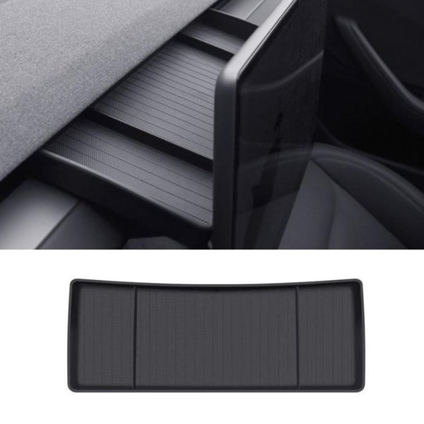 ABS Behind-Screen Storage Box with Soft Lining for Tesla Model 3 Highland / Model Y Juniper / Model YL
