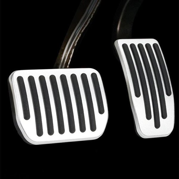 Aluminum or ABS Brake & Accelerator Pedal Covers with No-Drill Fit for Tesla Model 3 / Model Y