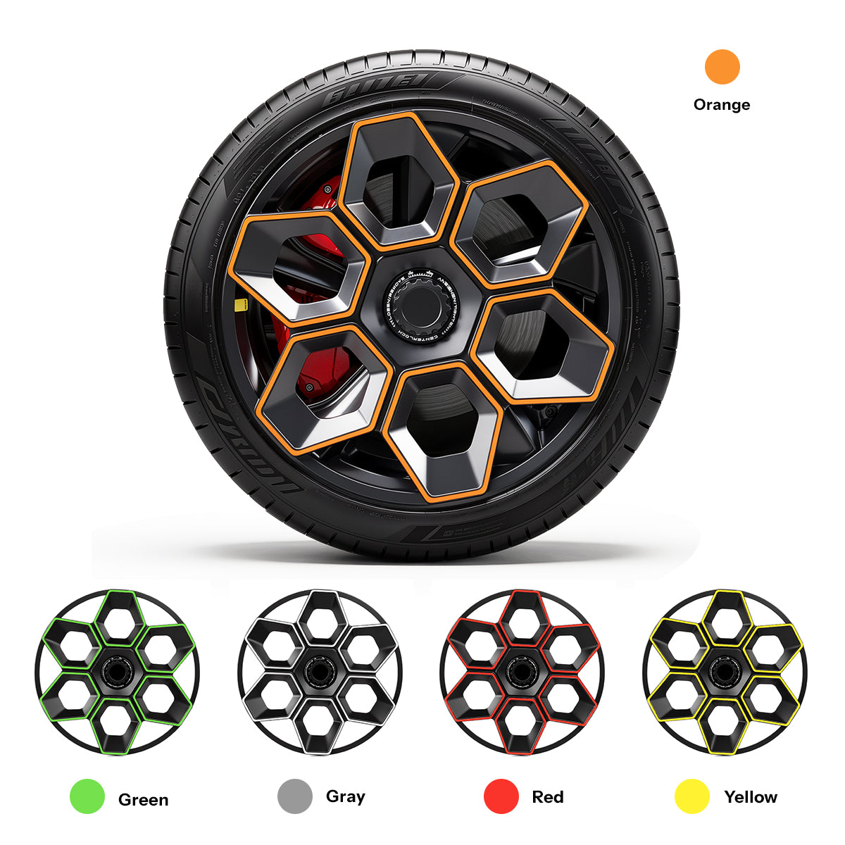Six Color Choices - TESVX Wheel Covers