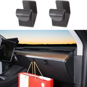 Black ABS Glove Box Hook for Tesla Model 3 (2017–2023) / Model Y (2020–2025)