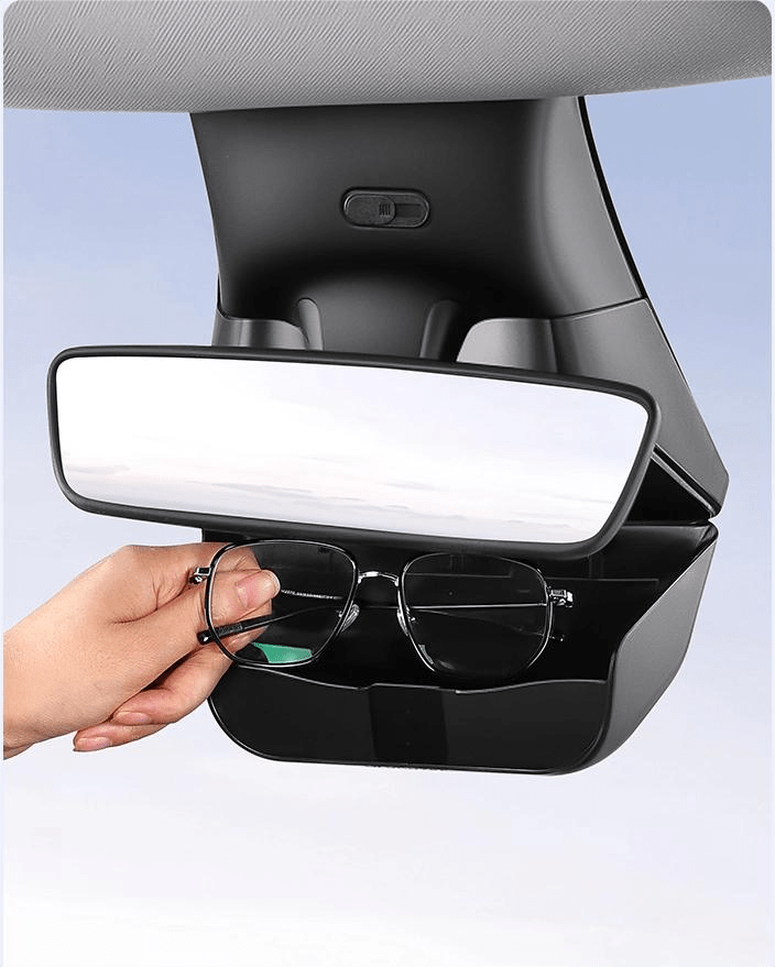 Access Behind the Mirror - TESVX Sunglass Holder