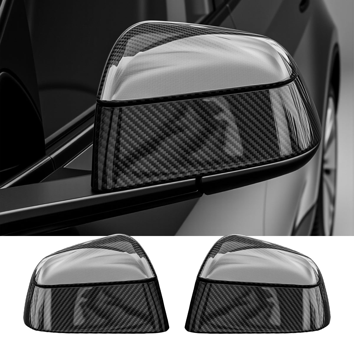 Adhesive Overlay Attachment - TESVX Mirror Covers