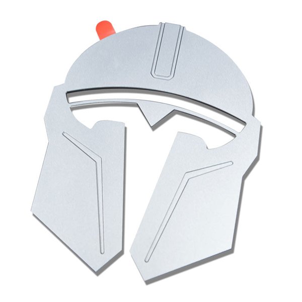 3D Aluminum Alloy Frunk Logo Badge Overlay with 3 Color Options for Tesla Model 3 / Model Y