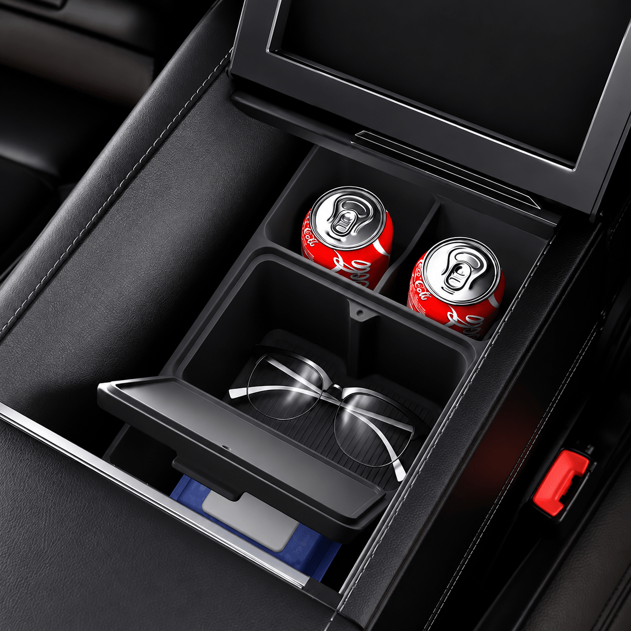 Organized Compartments - TESVX Center Console Organizer