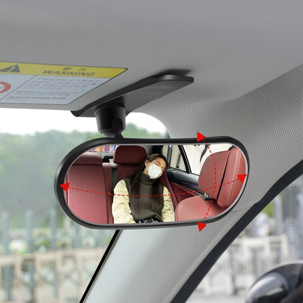 360° Fully Adjustable Pivot - TESVX Baby Car Mirror