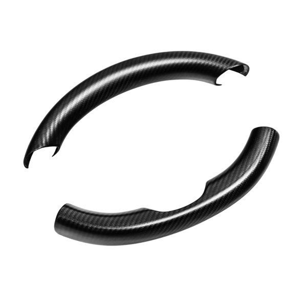 Carbon Fiber Steering Wheel Trim Covers with Upper, Lower or Full Set Options for Tesla Model 3 / Model Y